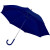 Зонт-трость с пластиковой ручкой, механический; зеленый; D=103 см; 100% полиэстер 190 T темно-синий