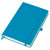 Бизнес-блокнот "Justy", 130*210 мм, темно-синий,  твердая обложка,  резинка 7 мм, блок-линейка лазурный