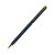 SLIM, ручка шариковая, темно-синий/золотистый, металл темно-синий, золотистый