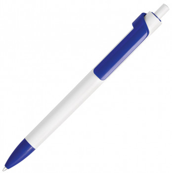 Ручка шариковая FORTE, , белый/синий, пластик