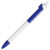 Ручка шариковая FORTE, , белый/синий, пластик белый, синий