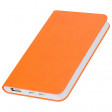 Универсальный аккумулятор  "Softi" (5000mAh),оранжевый, 7,5х12,1х1,1см, искусственная кожа,пл