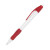 Ручка шариковая с грипом N4 белый, красный