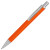 Ручка шариковая CLASSIC, черная паста оранжевый, серебристый