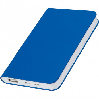 Универсальный аккумулятор "Silki" (5000mAh),синий, 7,5х12,1х1,1см, искусственная кожа,пласти