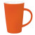 Кружка "Tioman" с прорезиненным покрытием оранжевый
