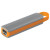 Универсальное зарядное устройство "Fancy" (2200mAh) серый, оранжевый