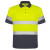 Рубашка поло со светоотражающими полосами «Polaris», мужская свинцовый/неоновый желтый