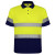 Рубашка поло со светоотражающими полосами «Polaris», мужская нэйви/неоновый желтый
