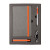 Набор  FANCY: универсальное зарядное устройство(2200мAh), блокнот и ручка в подарочной коробке серый, оранжевый