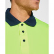 Рубашка поло со светоотражающими полосами «Vega» с длинным рукавом, мужская