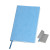 Бизнес-блокнот  "Funky" А5, с цветным  форзацем, мягкая обложка,  в линейку голубой, серый