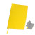 Бизнес-блокнот "Funky", 130*210 мм, желтый, голубой  форзац, мягкая обложка,  блок - линейка желтый, серый