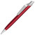 ALLEGRO, ручка шариковая, красный/хром красный, серебристый