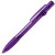 ALLEGRA LX, ручка шариковая с грипом, прозрачный красный, пластик фиолетовый