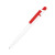 MIR Clip Logo Polymer L019, ручка шариковая, с клипом Logo L019 белый, красный