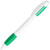 Ручка шариковая с грипом X-5 белый, зеленый