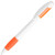 Ручка шариковая с грипом X-5 белый, оранжевый