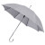 Зонт-трость SILVER, пластиковая ручка, полуавтомат серый