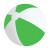 Мяч надувной "ЗЕБРА",  45 см зеленый