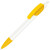 Ручка шариковая TRIS белый, ярко-желтый