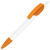 Ручка шариковая TRIS белый, оранжевый