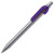 Ручка шариковая SNAKE фиолетовый, серебристый