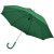 Зонт-трость с пластиковой ручкой, механический; зеленый; D=103 см; 100% полиэстер 190 T зеленый