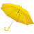 Зонт-трость с пластиковой ручкой, механический; зеленый; D=103 см; 100% полиэстер 190 T желтый