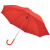 Зонт-трость с пластиковой ручкой, механический; зеленый; D=103 см; 100% полиэстер 190 T красный