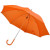Зонт-трость с пластиковой ручкой, механический; зеленый; D=103 см; 100% полиэстер 190 T оранжевый