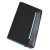 Визитница "New Style" на резинке  (60 визиток) голубой, черный