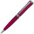 WIZARD, ручка шариковая, черный/хром, металл красный, серебристый