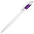 Ручка шариковая GOLF WHITE белый, фиолетовый