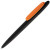 Ручка шариковая Prodir DS5 TRR-P Soft Touch, черная с синим черный, оранжевый