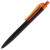 Ручка шариковая Prodir QS01 PRT-P Soft Touch, черная с синим черный, оранжевый