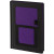 Ежедневник Mobile, недатированный, черно-фиолетовый черный, фиолетовый