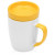 Кружка с универсальной подставкой «Мак-Кинни» белый/желтый