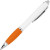 Ручка пластиковая шариковая с антибактериальным покрытием CARREL оранжевый