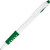 Ручка пластиковая шариковая «Фиджи» белый/зеленый