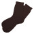 Носки однотонные «Socks» женские шоколадный