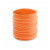 Шарф-бандана HAPPY TUBE, универсальный размер, белый, полиэстер оранжевый
