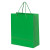 Пакет подарочный GLAM 27х12х32  см, синий зеленый