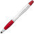 Ручка-стилус шариковая «Nash» с маркером красный/серебристый