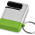 Подставка-брелок для мобильного телефона «GoGo» серебристый/зеленый