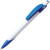 Ручка пластиковая шариковая «Тироль» белый/синий