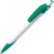 Ручка пластиковая шариковая «Тироль» белый/зеленый