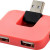 USB Hub «Gaia» на 4 порта розовый