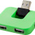 USB Hub «Gaia» на 4 порта зеленый