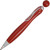 Ручка пластиковая шариковая «Naples» красный/прозрачный